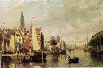 European city landscape, street landsacpe, construction, frontstore, building and architecture. 119, unknow artist